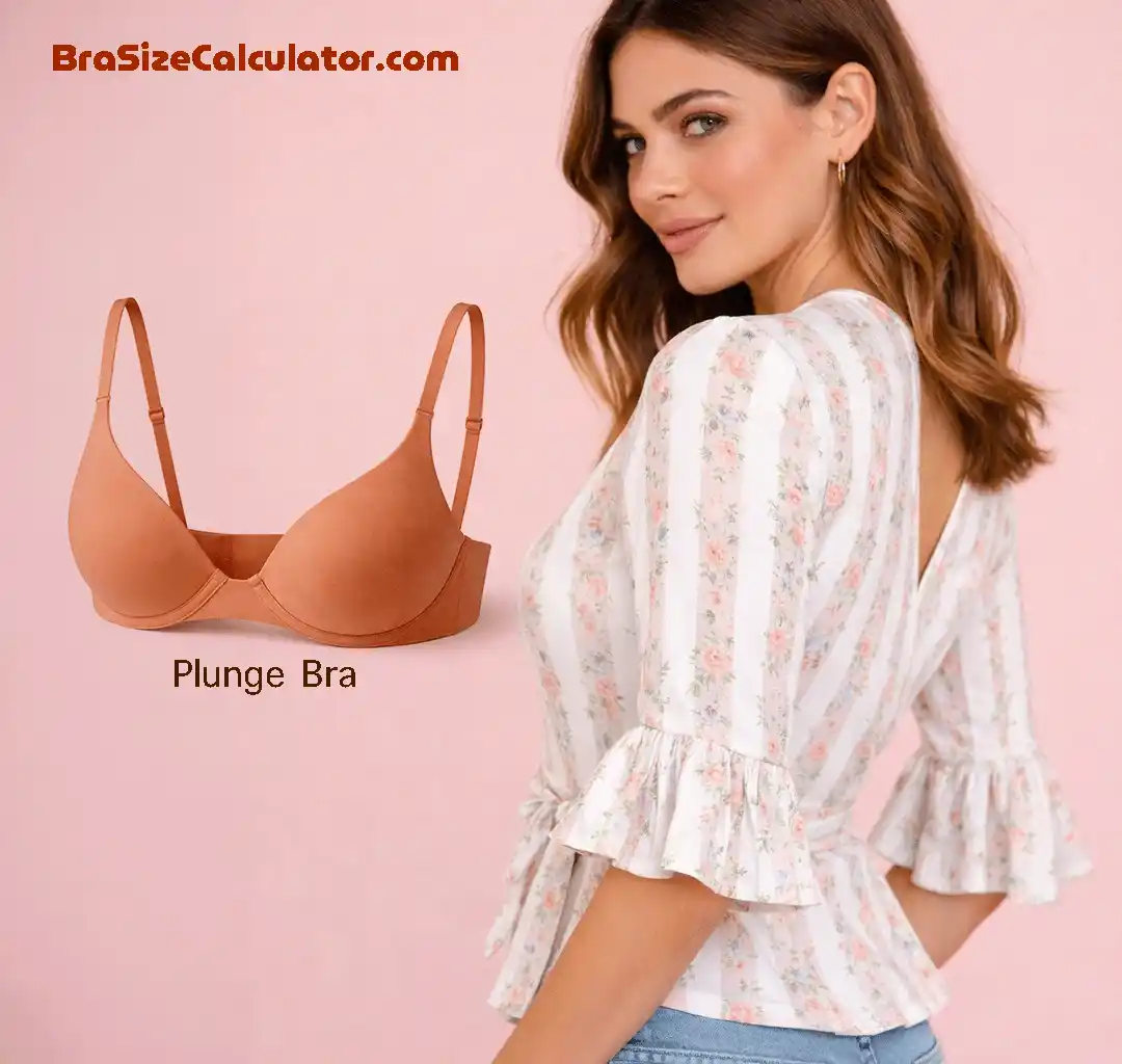 Deep V Neckline