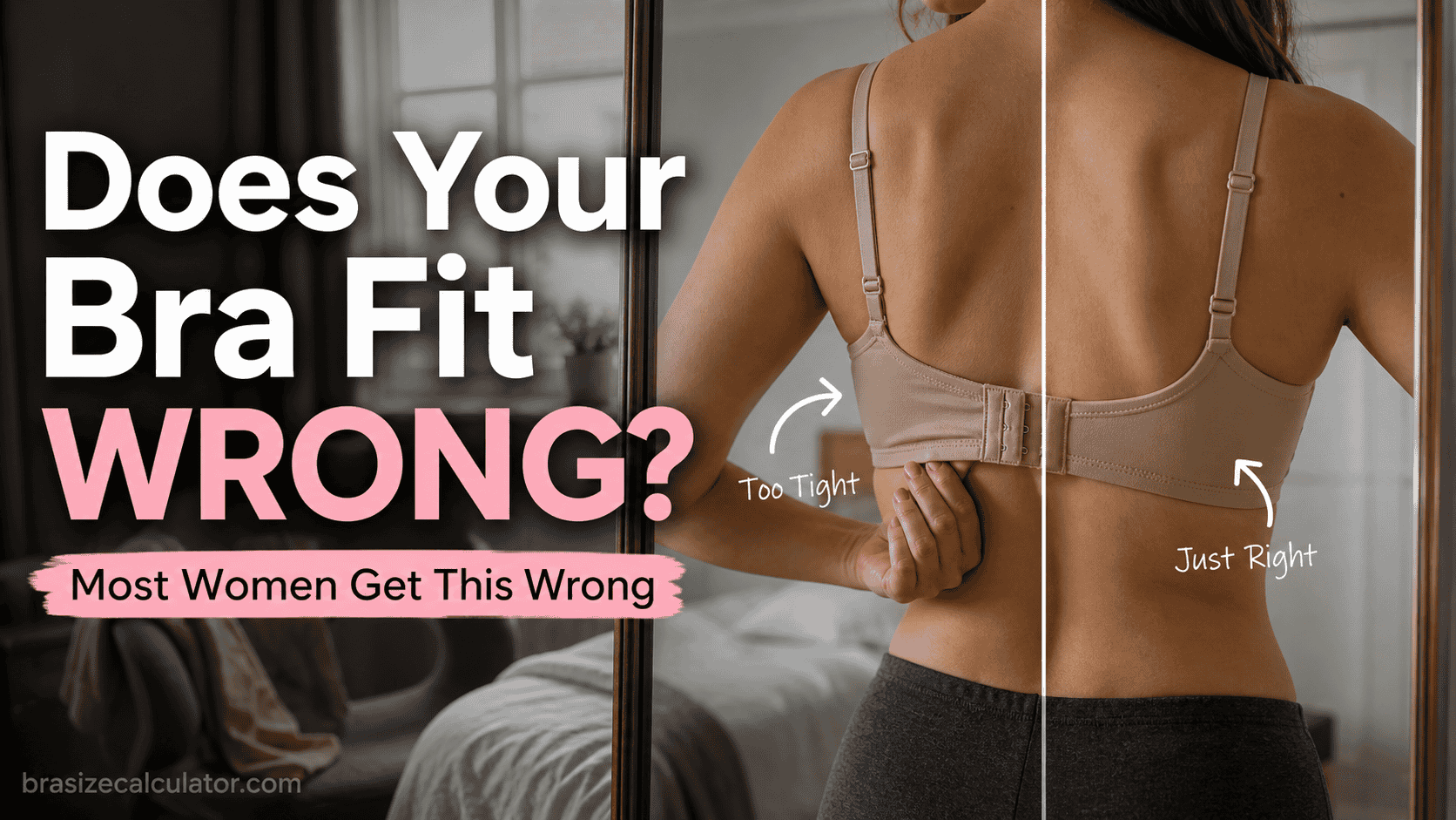 How to check bra fit correctly for perfect fit signs